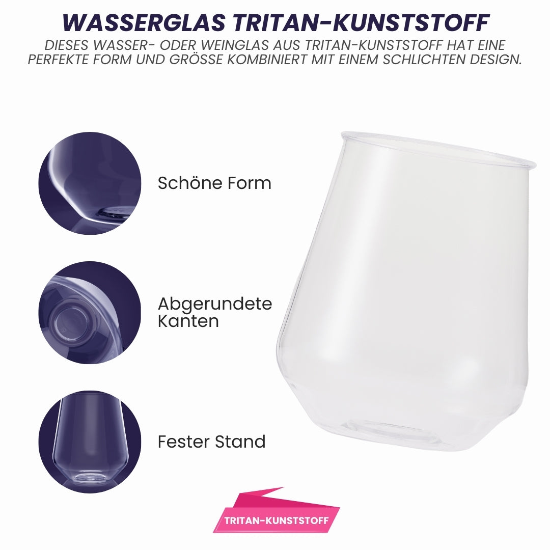 Camping Gläser aus Kunststoff Weingläser - unzerbrechlich - ideal für Caravan, Poolpartys, Gartenpartys, Festivals und Picknicks (Kopie)