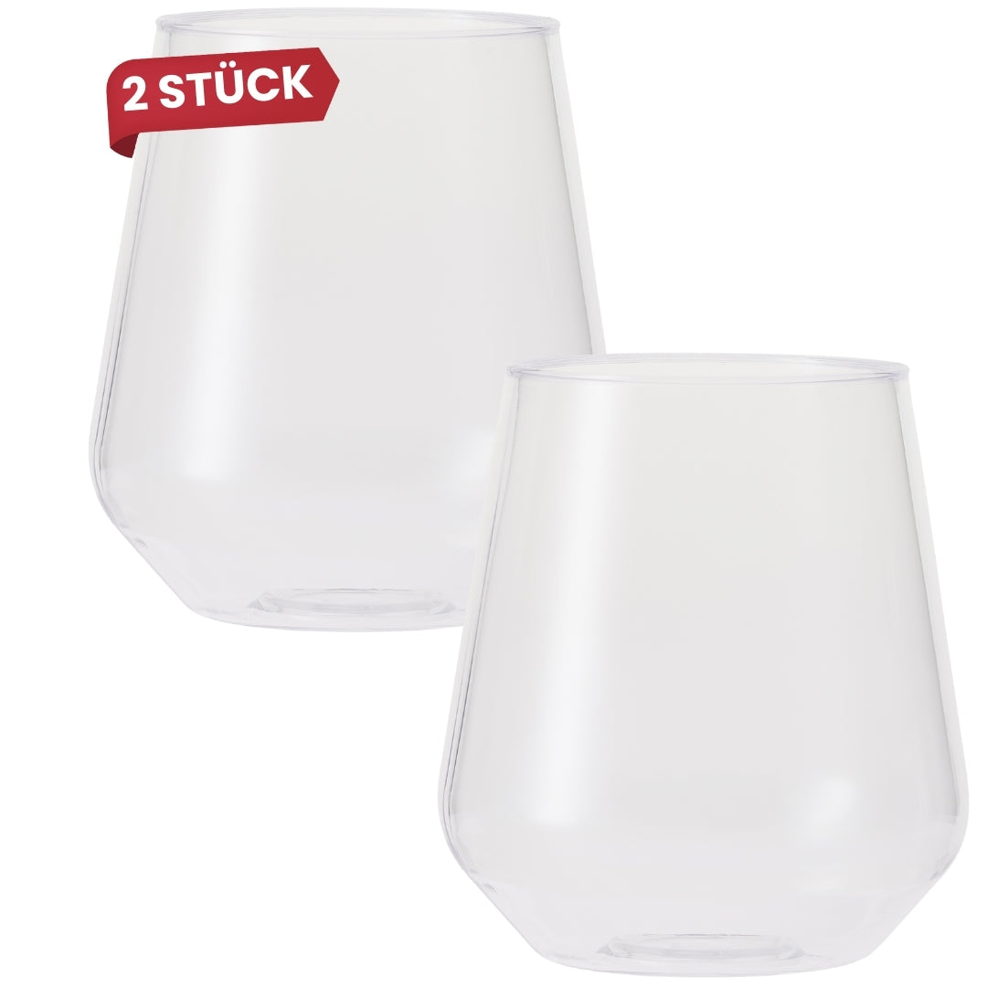 Camping Gläser aus Kunststoff Weingläser - unzerbrechlich - ideal für Caravan, Poolpartys, Gartenpartys, Festivals und Picknicks (Kopie)
