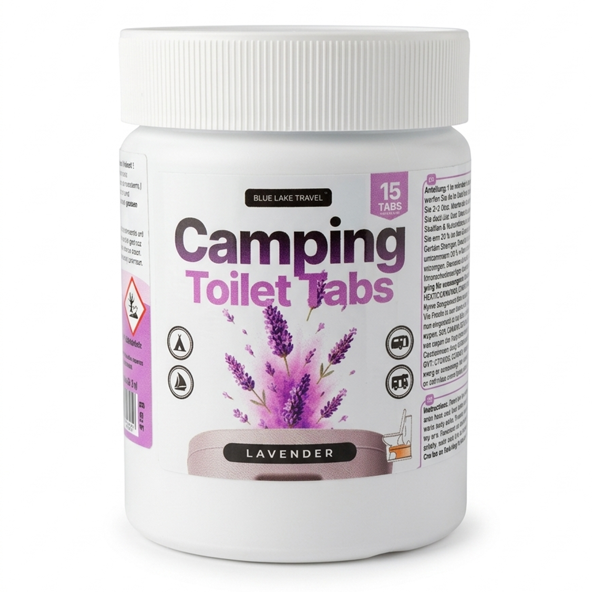 Camping Toiletten Zusatz - Geruchsstopp & effektive Zersetzung für Wohnmobil, Wohnwagen & Campingklo