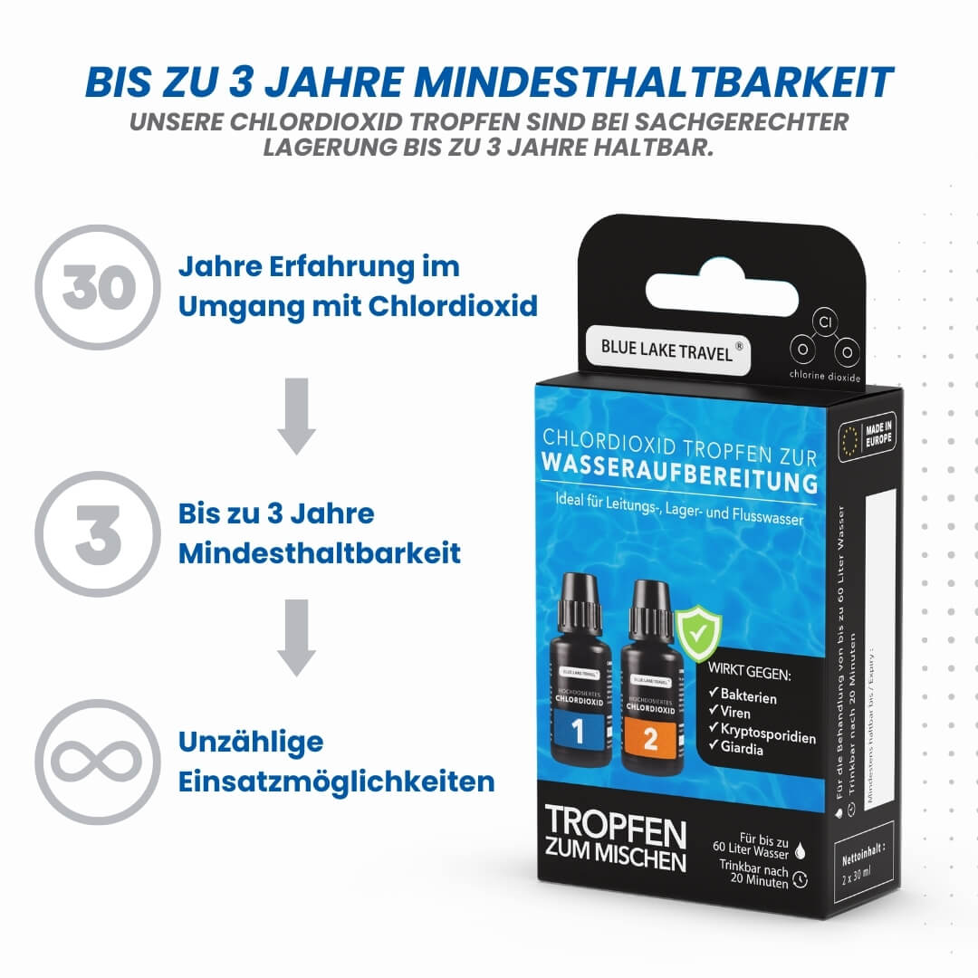 2-Komponenten-Chlordioxid - Wasserentkeimung & Trinkwasser Aufbereitung