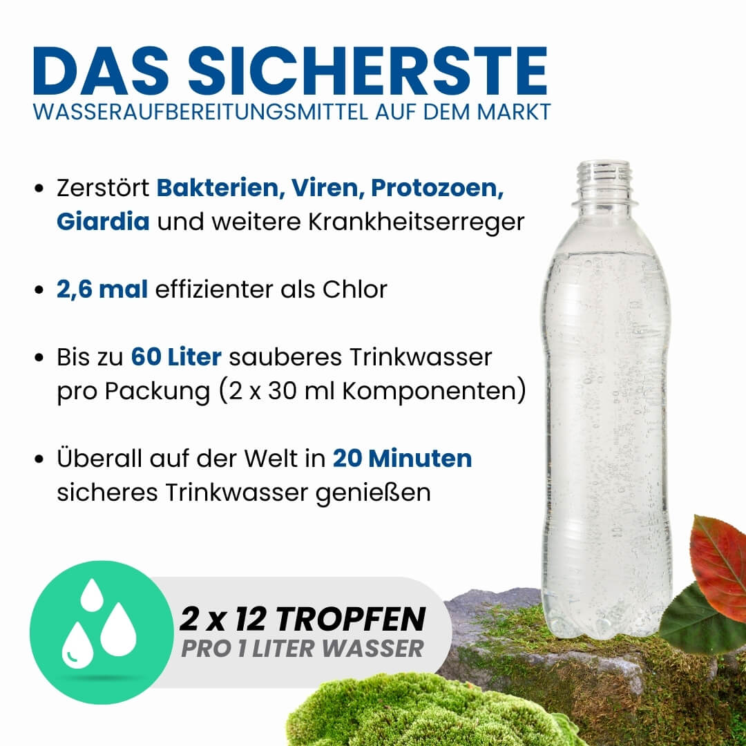 2-Komponenten-Chlordioxid - Wasserentkeimung & Trinkwasser Aufbereitung