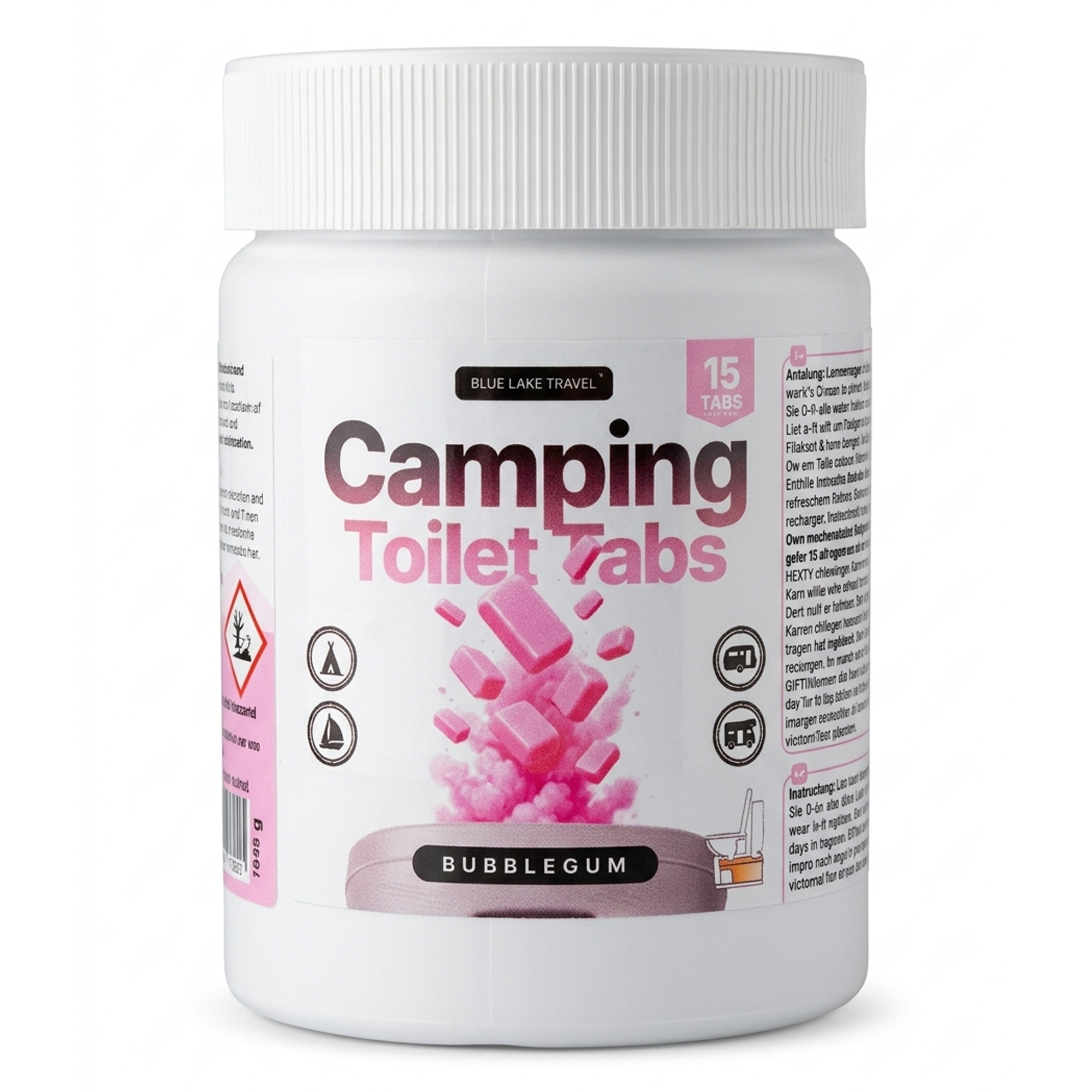 Camping Toiletten Zusatz - Geruchsstopp & effektive Zersetzung für Wohnmobil, Wohnwagen & Campingklo